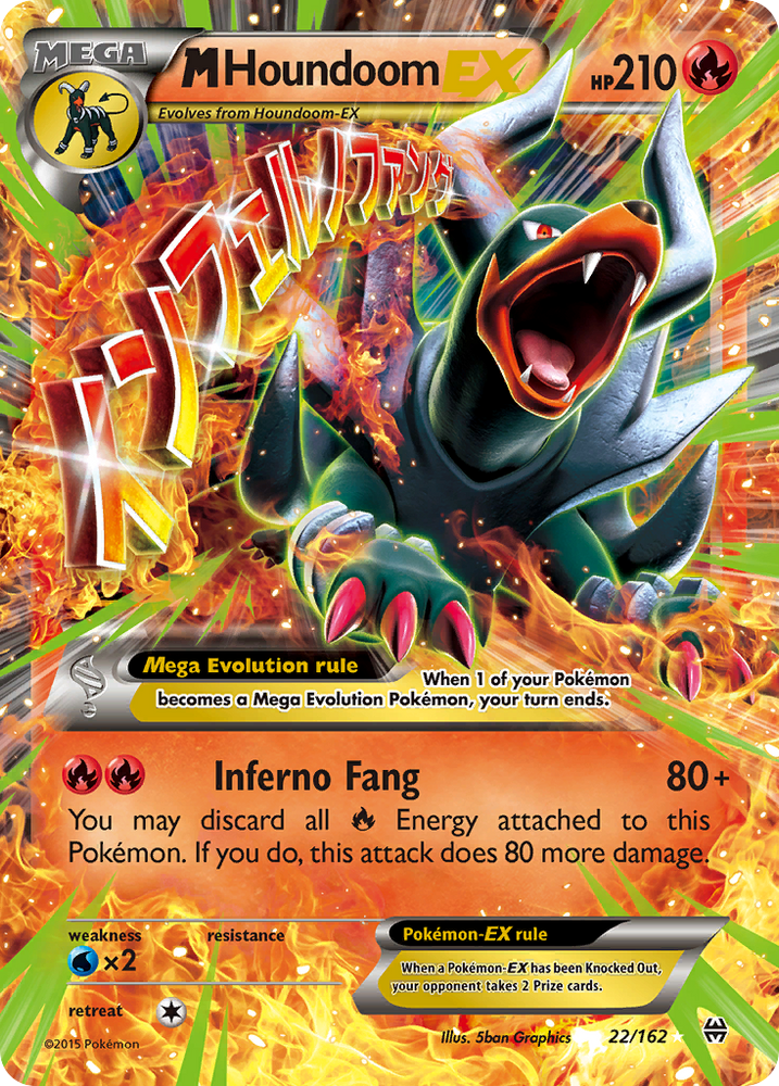 M Houndoom EX (22/162) [XY: BREAKthrough] Pokémon