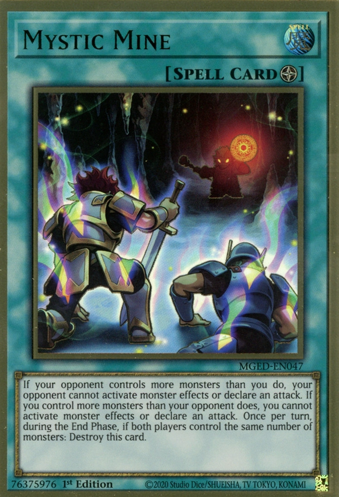 Mystic Mine [MGED-EN047] Gold Rare Yu-Gi-Oh!