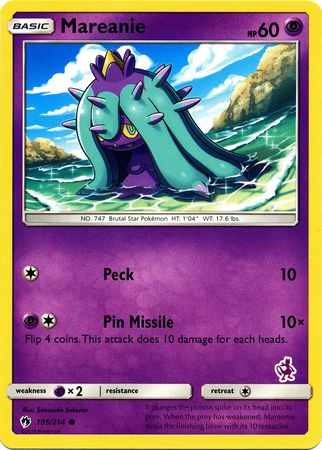 Mareanie (105/214) (Mewtwo Deck) [Battle Academy 2020] Pokémon