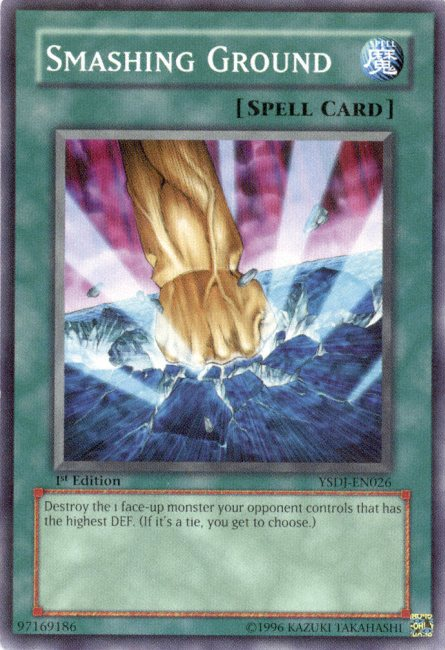 Smashing Ground [YSDJ-EN026] Common Yu-Gi-Oh!