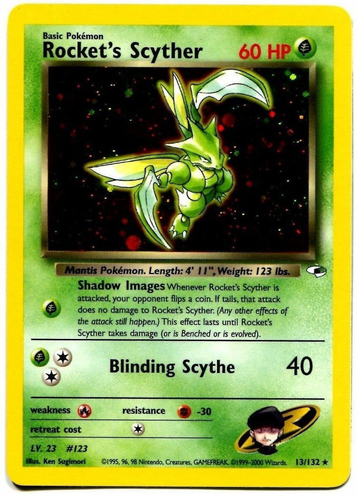 Rocket's Scyther (13/132) [Gym Heroes Unlimited] Pokémon