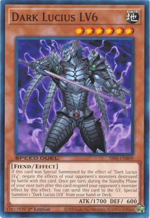 Dark Lucius LV6 [SS05-ENB09] Common Yu-Gi-Oh!