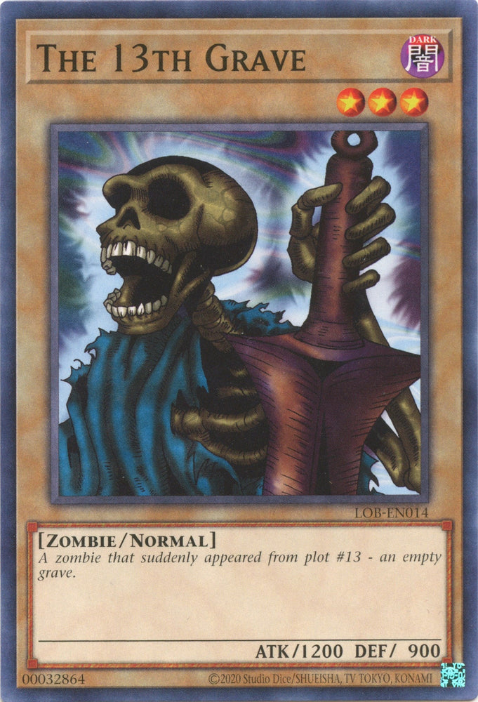 The 13th Grave (25th Anniversary) [LOB-EN014] Common Yu-Gi-Oh!