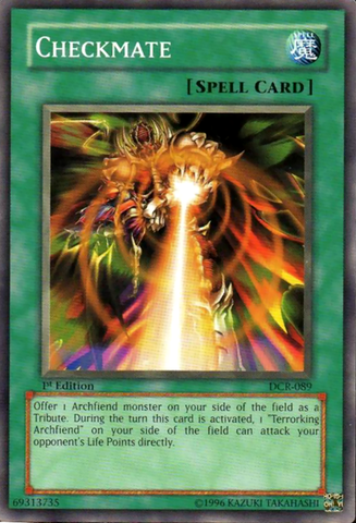Checkmate [DCR-089] Common Yu-Gi-Oh!