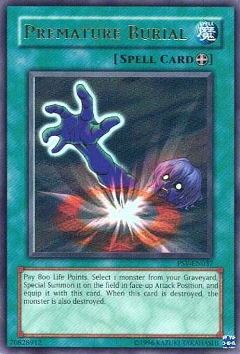 Premature Burial [PSV-EN037] Ultra Rare Yu-Gi-Oh!