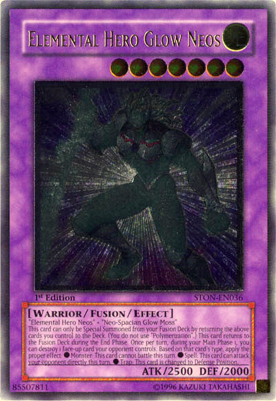Elemental Hero Glow Neos [STON-EN036] Ultimate Rare Yu-Gi-Oh!