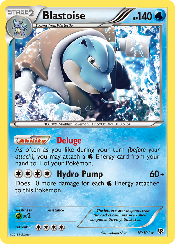 Blastoise (16/101) [Black & White: Plasma Blast] Pokémon