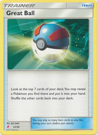 Great Ball (21/30) [Sun & Moon: Trainer Kit - Lycanroc] Pokémon