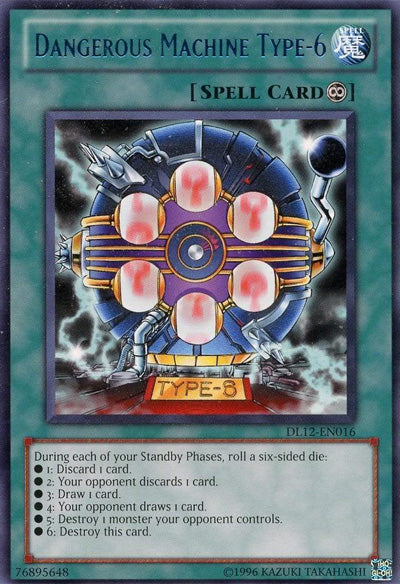 Dangerous Machine Type-6 (Blue) [DL12-EN016] Rare Yu-Gi-Oh!