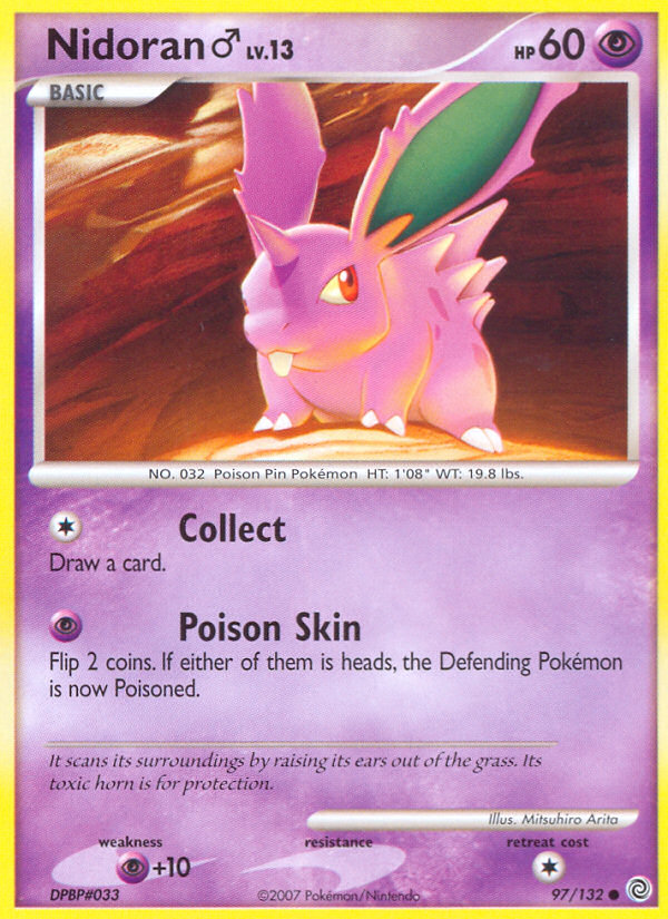 Nidoran (97/132) (Male) [Diamond & Pearl: Secret Wonders] Pokémon