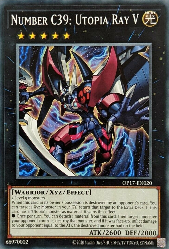 Number C39: Utopia Ray V [OP17-EN020] Common Yu-Gi-Oh!
