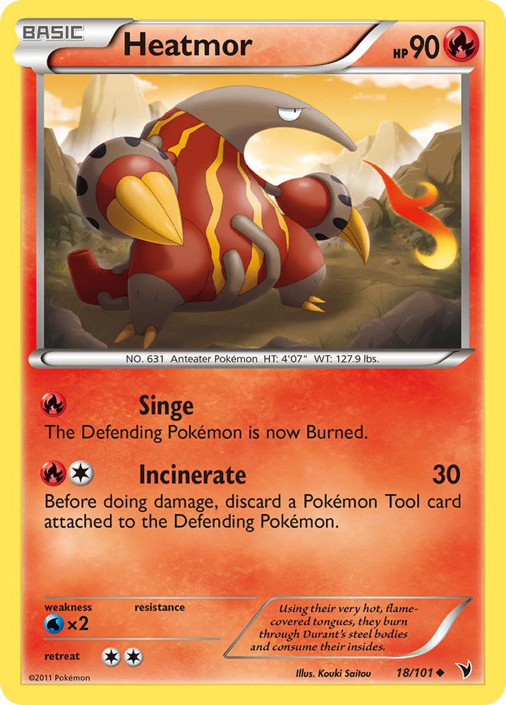 Heatmor (18/101) [Black & White: Noble Victories] Pokémon