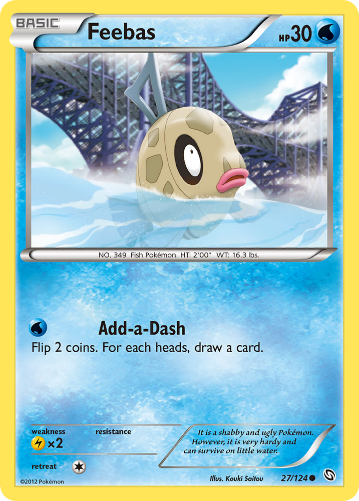 Feebas (27/124) [Black & White: Dragons Exalted] Pokémon