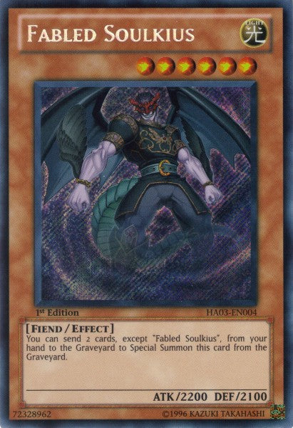 Fabled Soulkius [HA03-EN004] Secret Rare Yu-Gi-Oh!