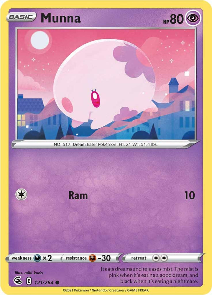Munna (121/264) [Sword & Shield: Fusion Strike] Pokémon