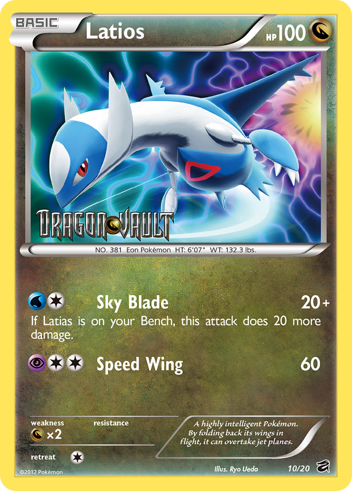 Latios (10/20) (Blister Exclusive) [Black & White: Dragon Vault] Pokémon