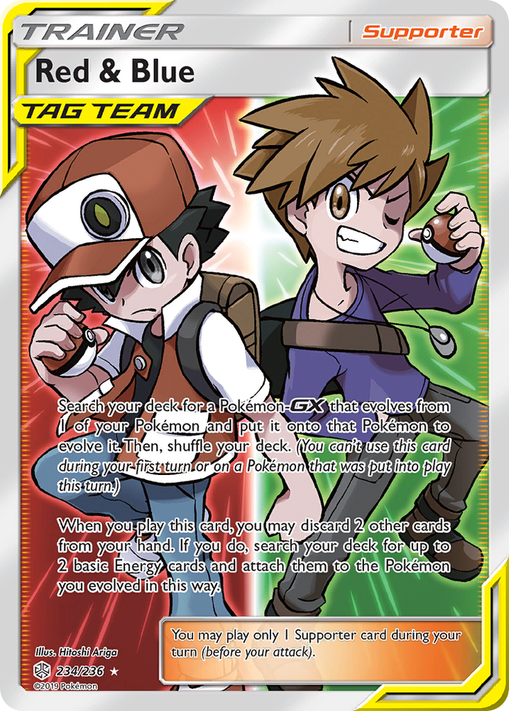 Red & Blue (234/236) [Sun & Moon: Cosmic Eclipse] Pokémon