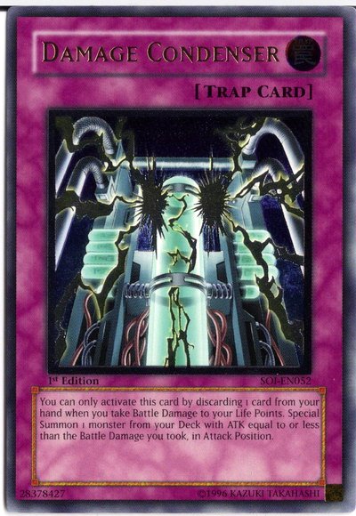 Damage Condenser (UTR) [SOI-EN052] Ultimate Rare Yu-Gi-Oh!