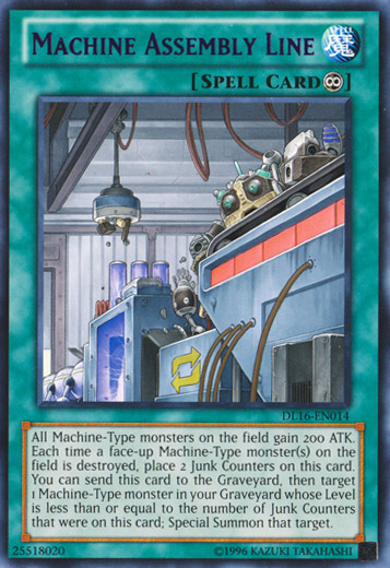 Machine Assembly Line (Purple) [DL16-EN014] Rare Yu-Gi-Oh!