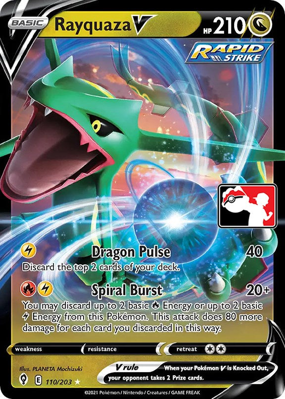 Rayquaza V (110/203) [Prize Pack Series One] Pokémon