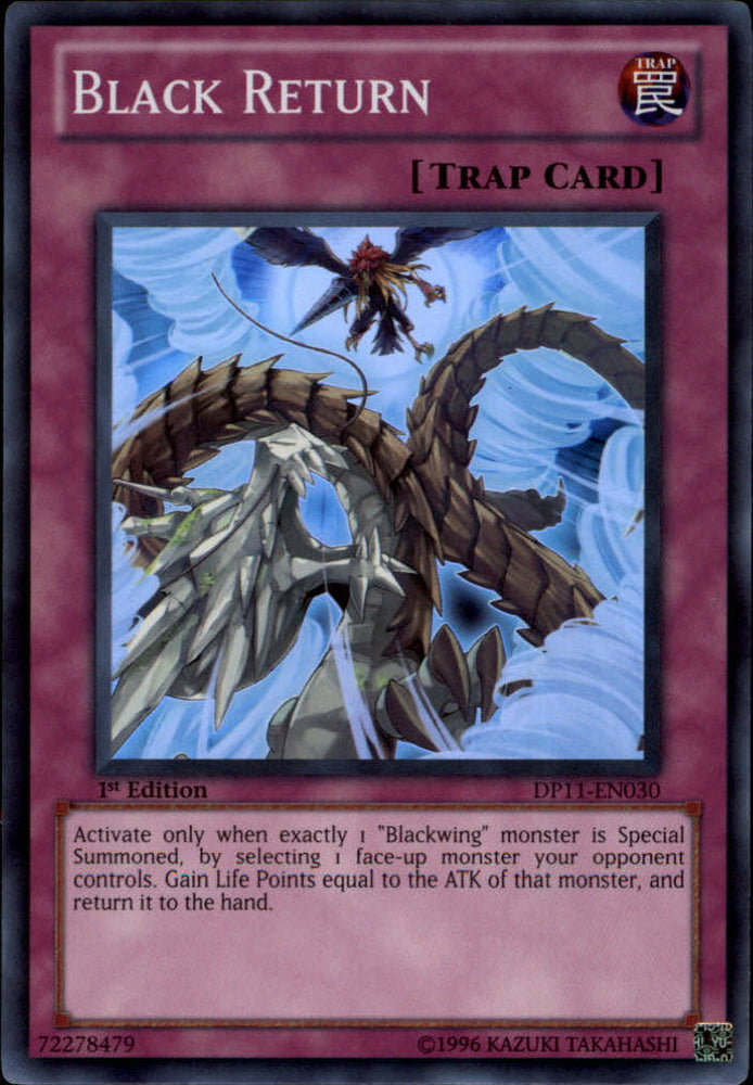 Black Return [DP11-EN030] Super Rare Yu-Gi-Oh!