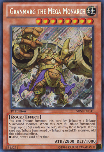 Granmarg the Mega Monarch [SHSP-EN041] Secret Rare Yu-Gi-Oh!