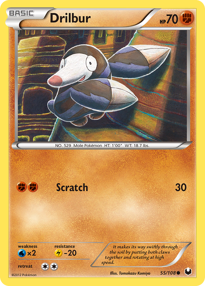 Drilbur (55/108) [Black & White: Dark Explorers] Pokémon