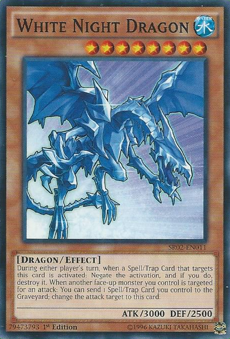 White Night Dragon [SR02-EN011] Common Yu-Gi-Oh!