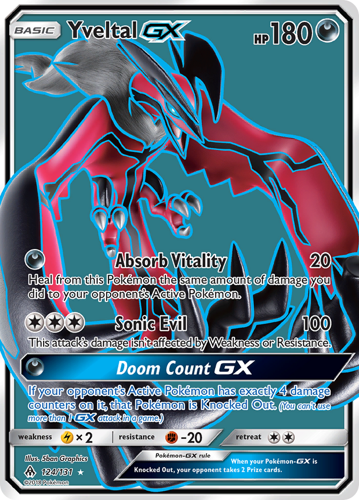Yveltal GX (124/131) [Sun & Moon: Forbidden Light] Pokémon
