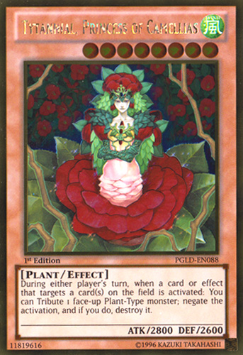 Tytannial, Princess of Camellias [PGLD-EN088] Gold Rare Yu-Gi-Oh!