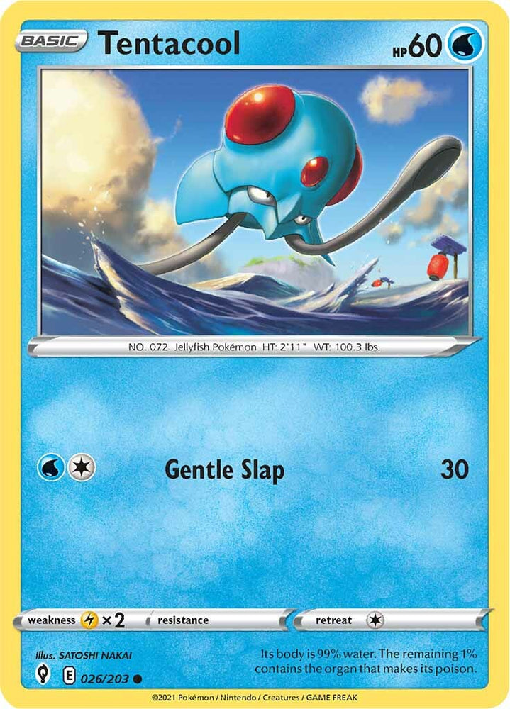 Tentacool (026/203) [Sword & Shield: Evolving Skies] Pokémon