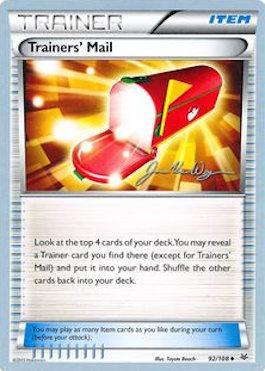 Trainers' Mail (92/108) (HonorStoise - Jacob Van Wagner) [World Championships 2015] Pokémon