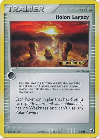 Holon Legacy (74/101) (Stamped) [EX: Dragon Frontiers] Pokémon