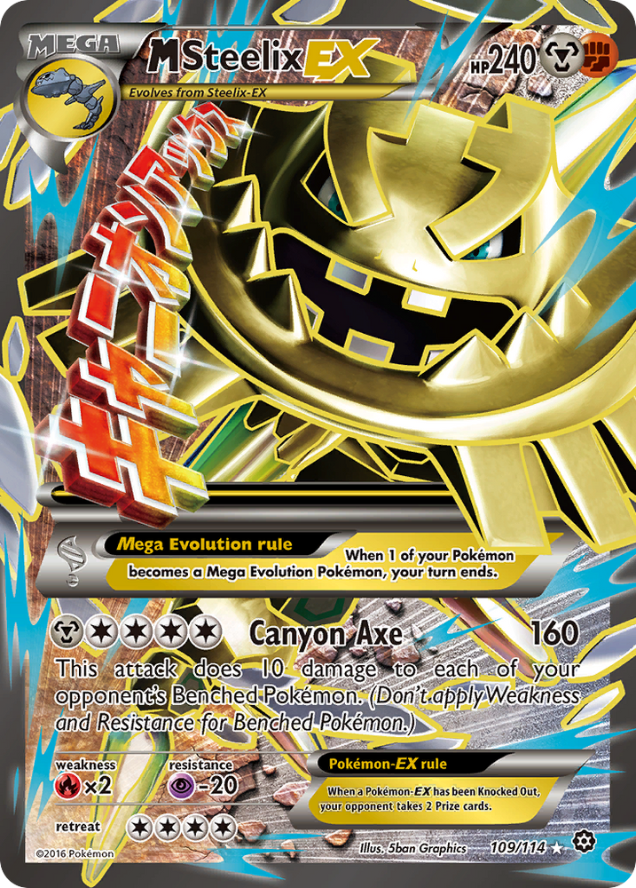M Steelix EX (109/114) [XY: Steam Siege] Pokémon