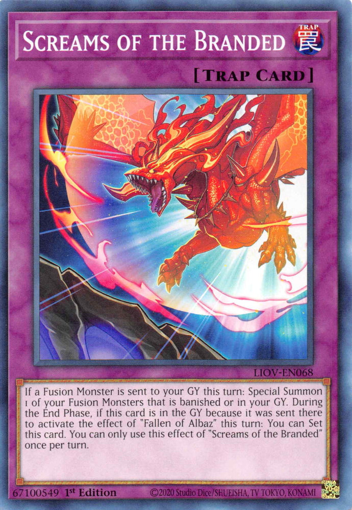 Screams of the Branded [LIOV-EN068] Common Yu-Gi-Oh!