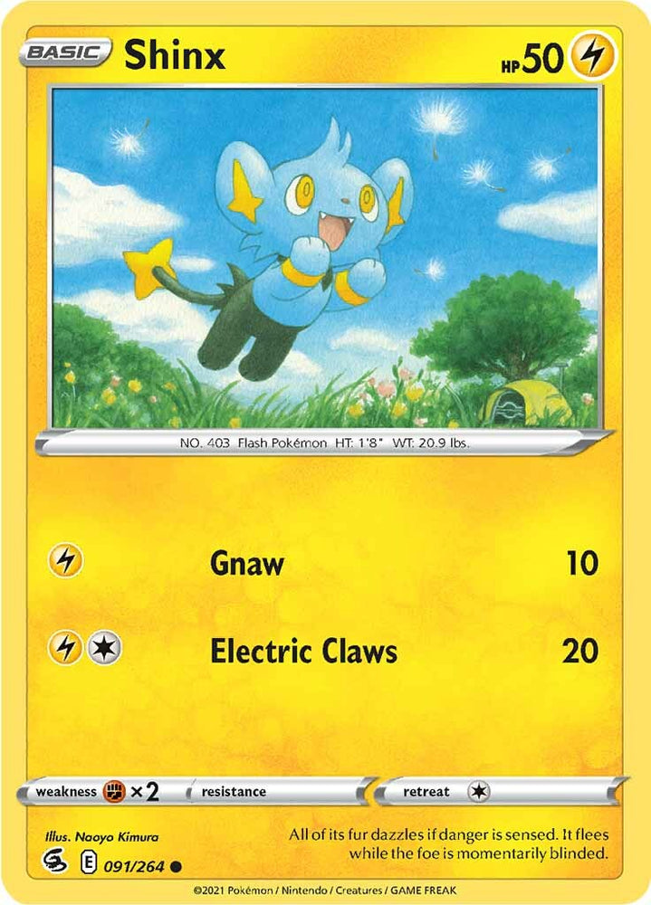 Shinx (091/264) [Sword & Shield: Fusion Strike] Pokémon