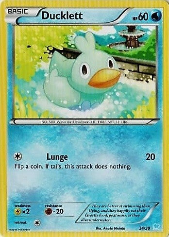 Ducklett (24/30) [XY: Trainer Kit 3 - Suicune] Pokémon