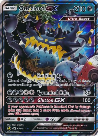 Guzzlord GX (63a/111) (Jumbo Card) [Sun & Moon: Crimson Invasion] Pokémon