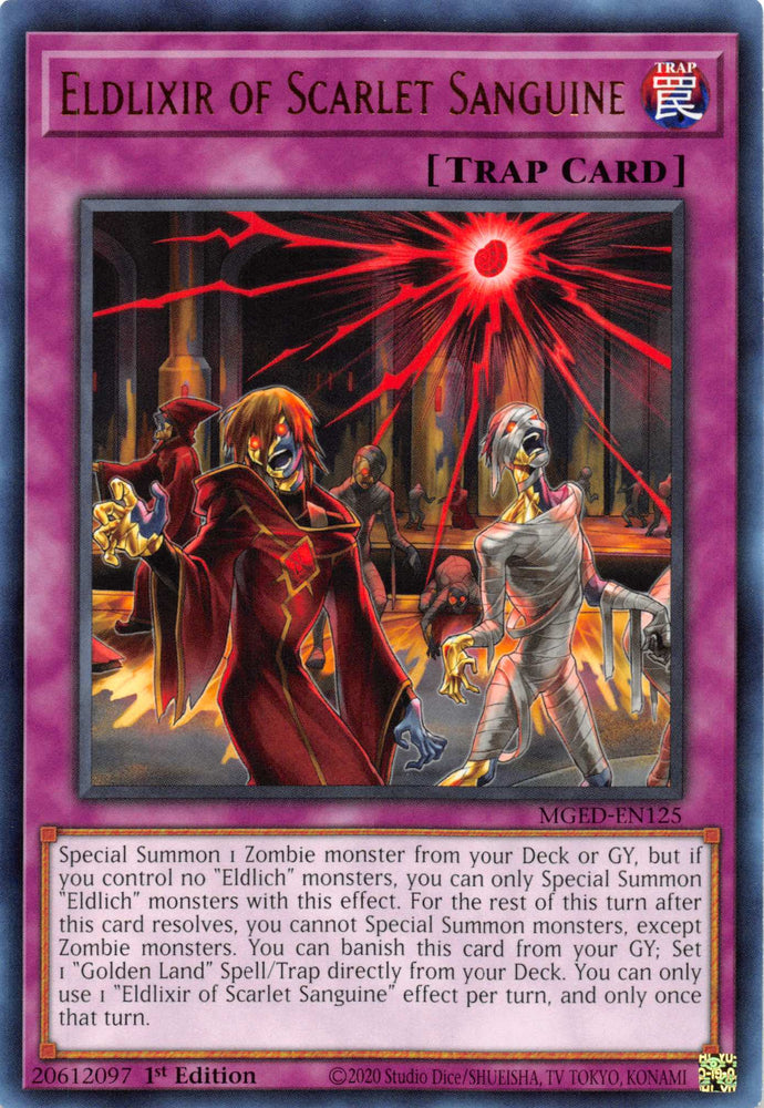 Eldlixir of Scarlet Sanguine [MGED-EN125] Rare Yu-Gi-Oh!