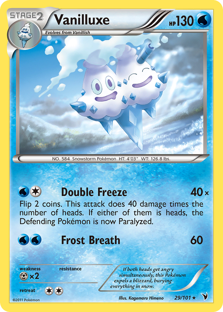 Vanilluxe (29/101) [Black & White: Noble Victories] Pokémon