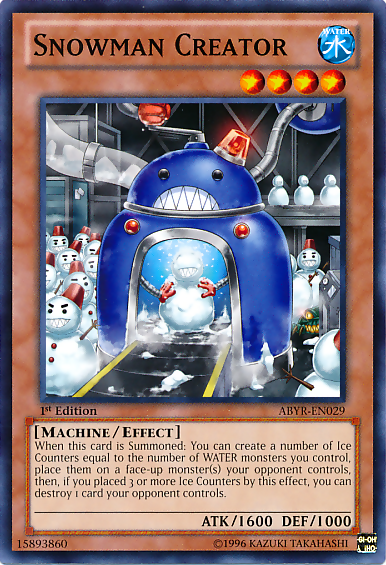 Snowman Creator [ABYR-EN029] Common Yu-Gi-Oh!