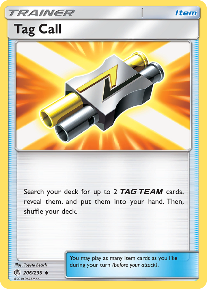 Tag Call (206/236) [Sun & Moon: Cosmic Eclipse] Pokémon