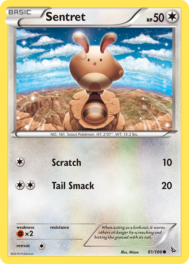 Sentret (81/106) [XY: Flashfire] Pokémon