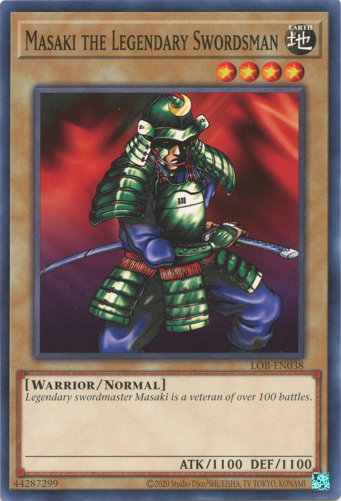 Masaki the Legendary Swordsman (25th Anniversary) [LOB-EN038] Common Yu-Gi-Oh!