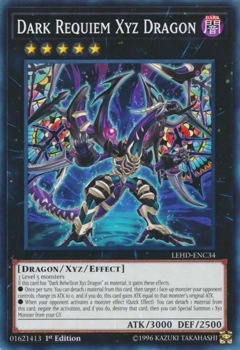 Dark Requiem Xyz Dragon [LEHD-ENC34] Common Yu-Gi-Oh!