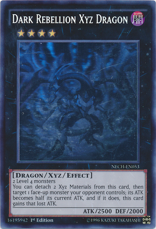 Dark Rebellion Xyz Dragon [NECH-EN053] Ghost Rare Yu-Gi-Oh!