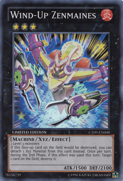 Wind-Up Zenmaines [CT09-EN008] Super Rare Yu-Gi-Oh!