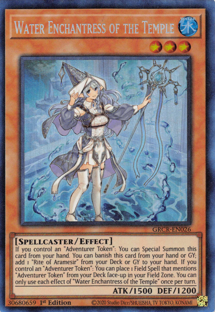 Water Enchantress of the Temple [GRCR-EN026] Collector's Rare Yu-Gi-Oh!