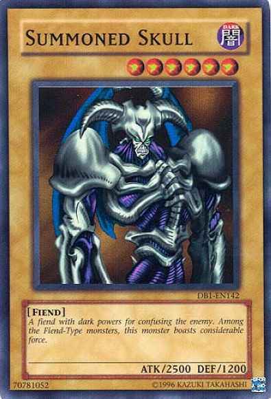 Summoned Skull [DB1-EN142] Super Rare Yu-Gi-Oh!