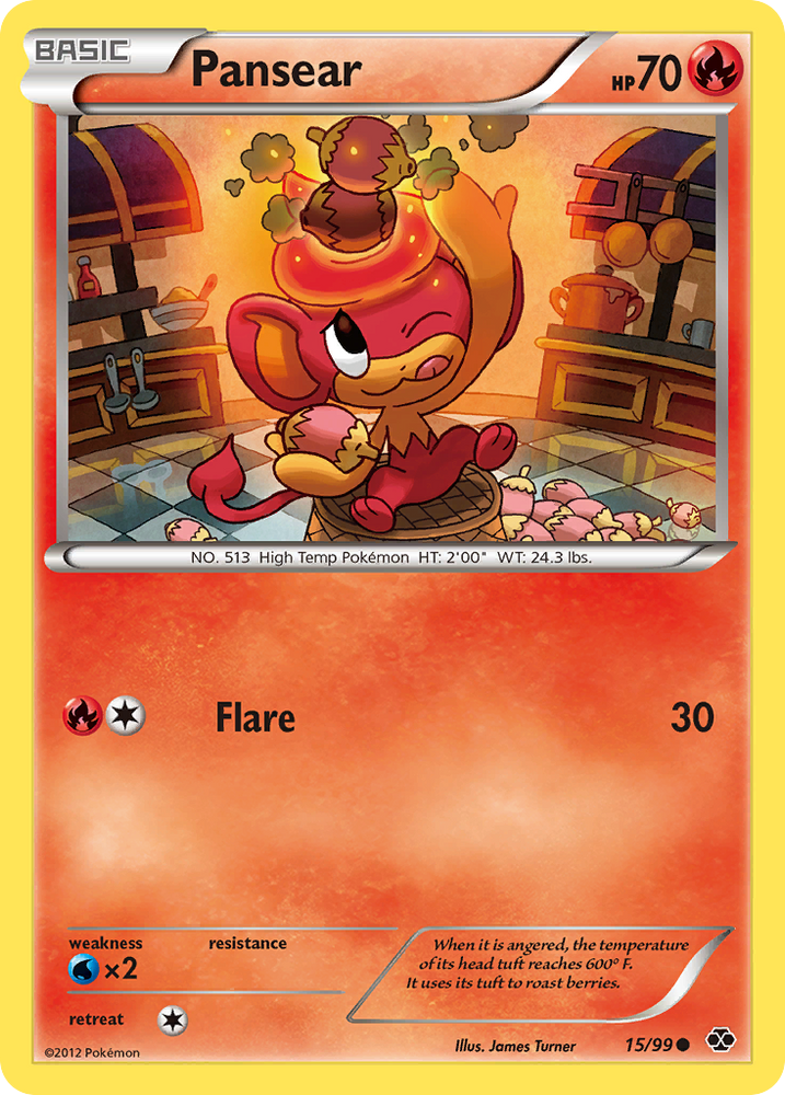 Pansear (15/99) [Black & White: Next Destinies] Pokémon